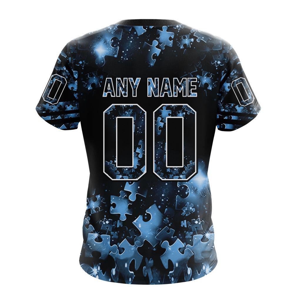 Custom NHL Utah Hockey Club Autism Awareness Hockey Shirt Good Gifts For Hockey Fans
