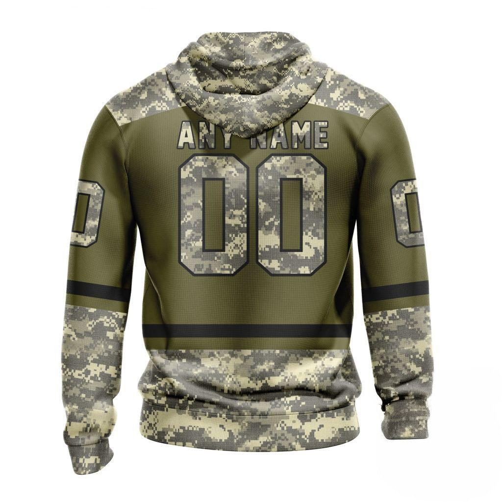 Custom NHL Vancouver Canucks Special Veterans Military Appreciation Hoodie Hockey Fan Gifts