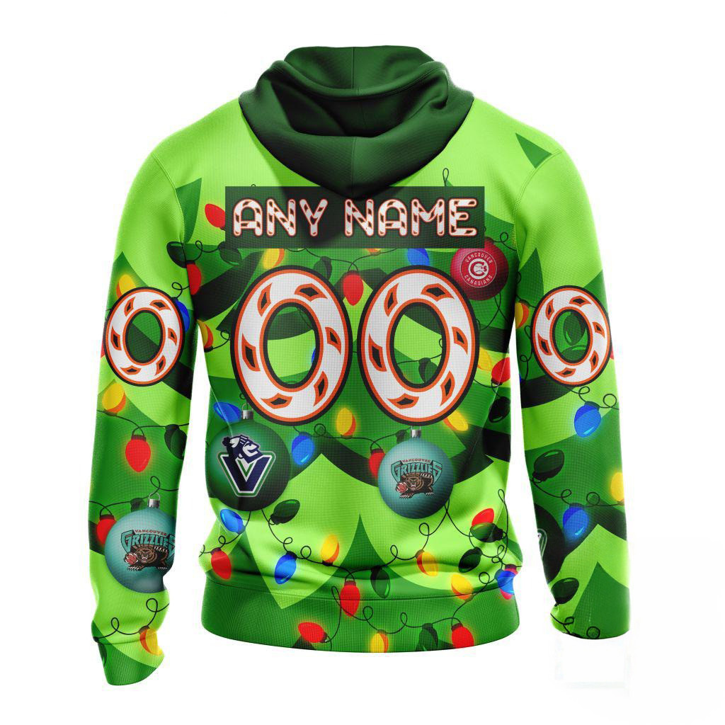 Custom NHL Vancouver Canucks Specialized Christmas Tree Color And City's Sports Teams Hoodie