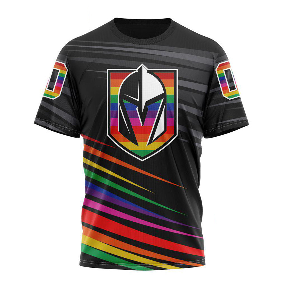 Custom NHL Vegas Golden Knights Special Pride Design Hockey Is For Everyone Shirt Gifts For Him