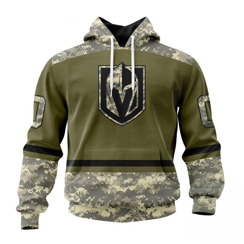 Custom NHL Vegas Golden Knights Special Veterans Military Appreciation Hoodie Gift For Boyfriend