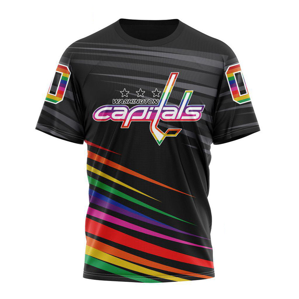 Custom NHL Washington Capitals Special Pride Design Hockey Is For Everyone Shirt Hockey Fan Gift