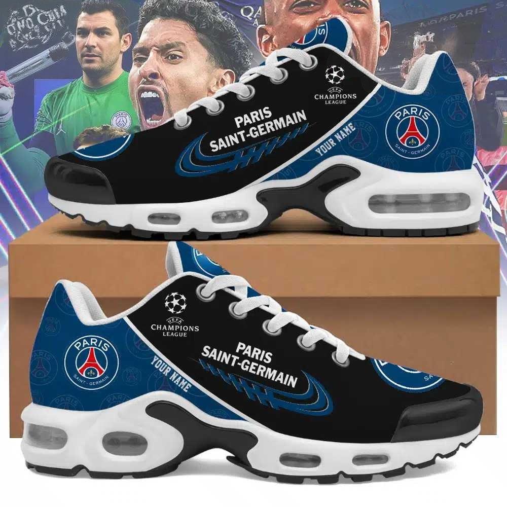 Custom Paris Saint Germain UEFA Champions League 2025 Nike Air Max Shoes Gifts For Fans