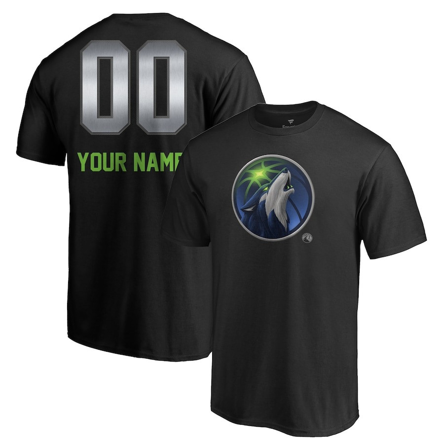 Custom Personalized Minnesota Timberwolves Midnight Mascot Shirt Gifts For Basketball Fans