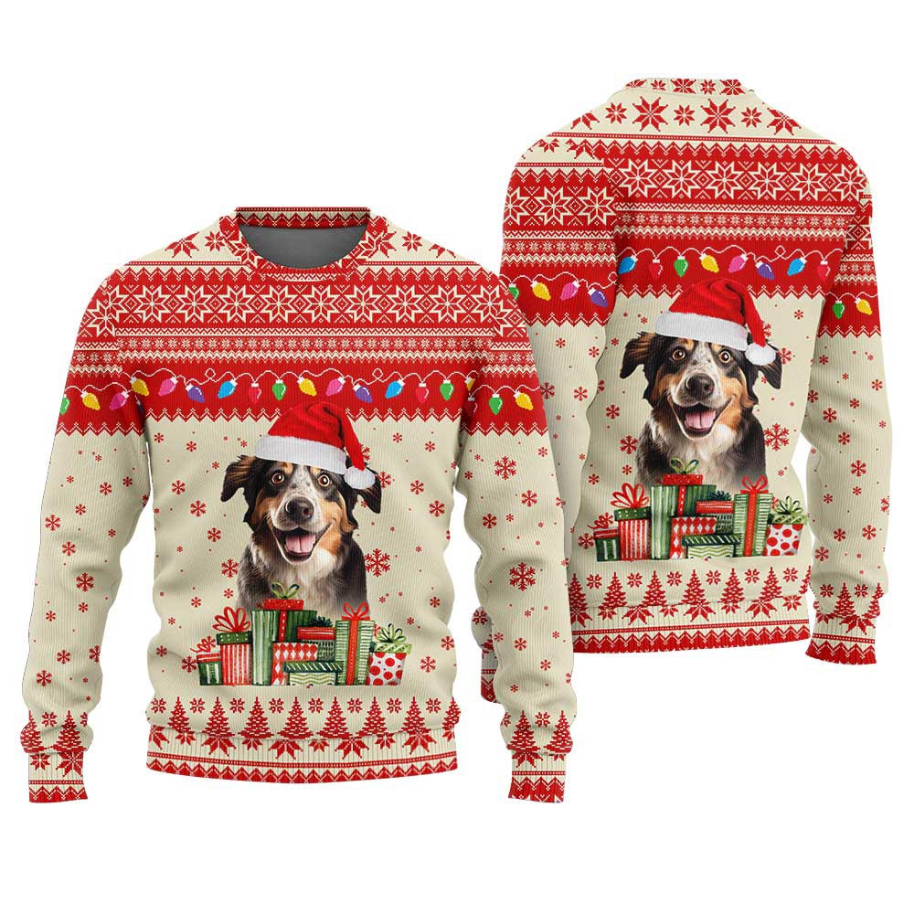 Custom Pet Christmas Bulbs Ugly Sweater Ugly Christmas Sweater For Men