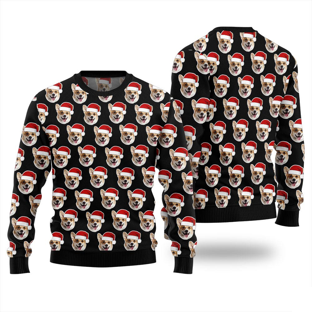 Custom Pet Christmas Sweater Unisex Xmas Sweaters For Women