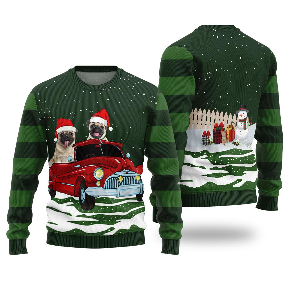 Custom Pets Ugly Christmas Sweater Funny Holiday Sweater