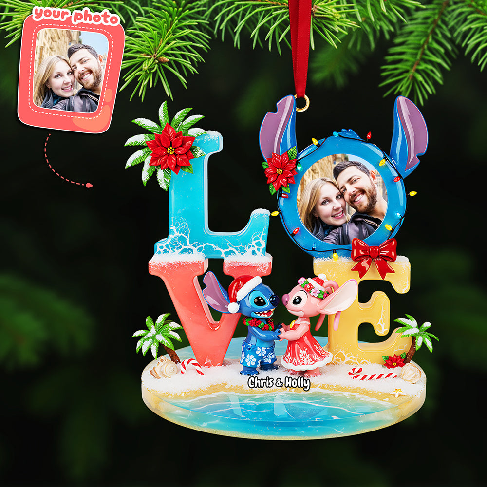 Custom Photo Couple Acrylic Ornament, Personalized Gifts For Christmas - Xmas Home Decoration Gift Custom Photo Couple Acrylic Ornament, Personalized Gifts For Christmas - Xmas Home Decoration Gift