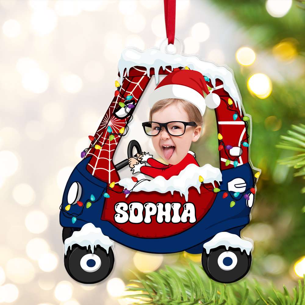 Custom Photo Gift For Kid Christmas Ornament - Family Christmas Ornament Gift Custom Photo Gift For Kid Christmas Ornament - Family Christmas Ornament Gift