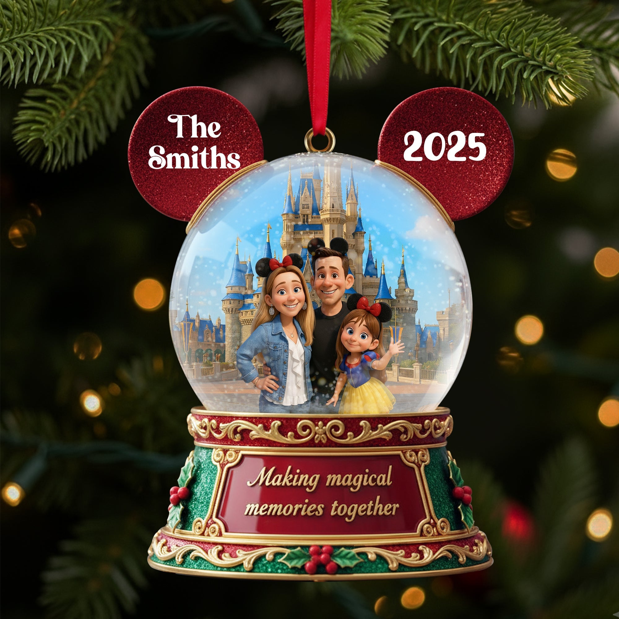 Custom Photo Gifts For Family Christmas Ornament - Christmas Ornament Gift Idea