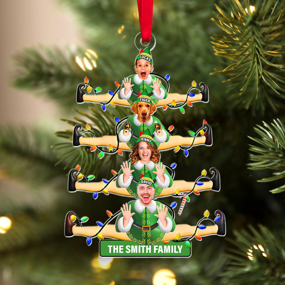 Custom Photo Gifts For Family Christmas Ornament - Cute Christmas Tree Gift Idea