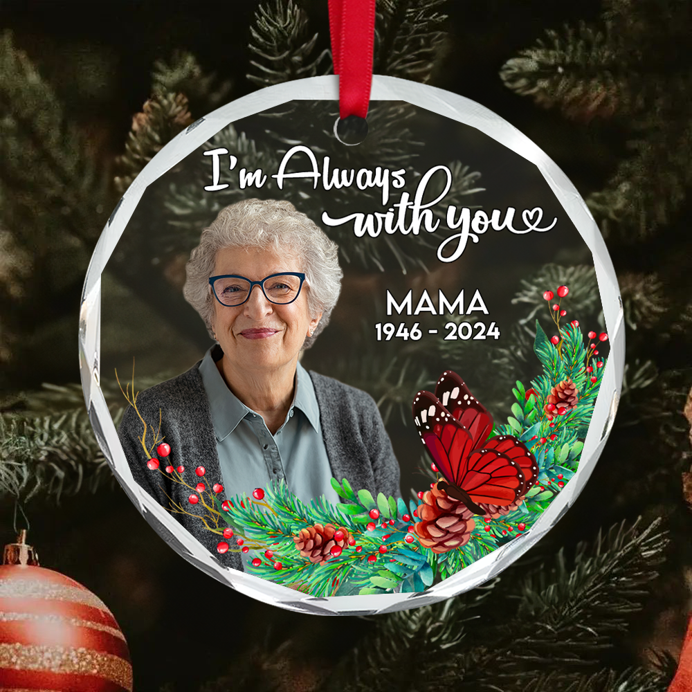 Custom Photo Gifts For Heaven Christmas Ornament - Festive Holiday Keepsake Gift