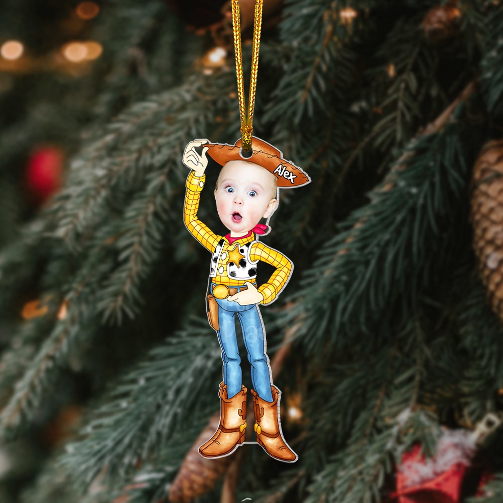 Custom Photo Gifts For Kids Christmas Ornament - Festive Holiday Keepsake Gift