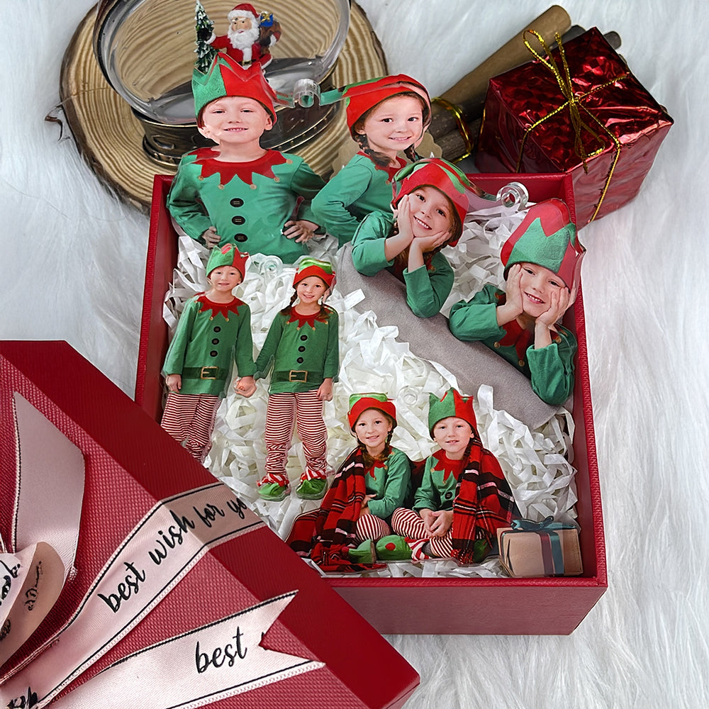 Custom Photo Gifts for Siblings Ornament - Xmas Home Decoration Gift