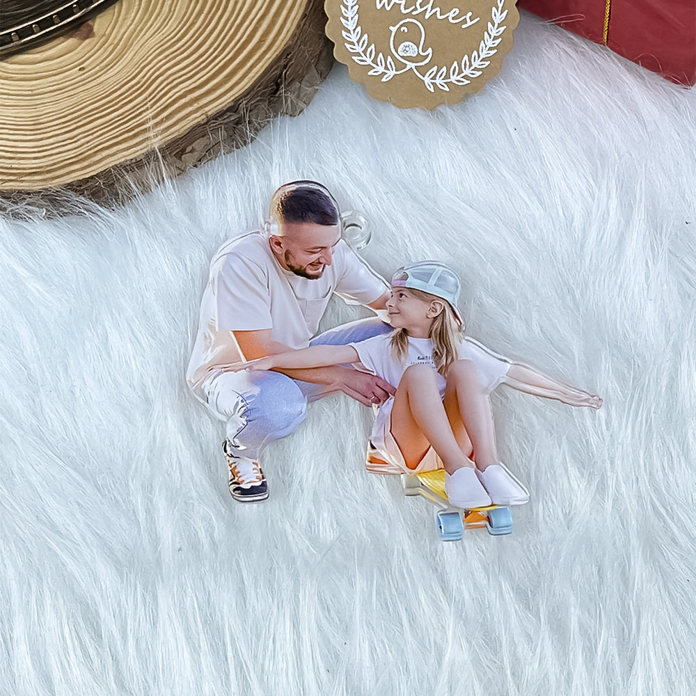 Custom Photo Gifts for Skateboarders Ornament - Family Christmas Ornament Gift