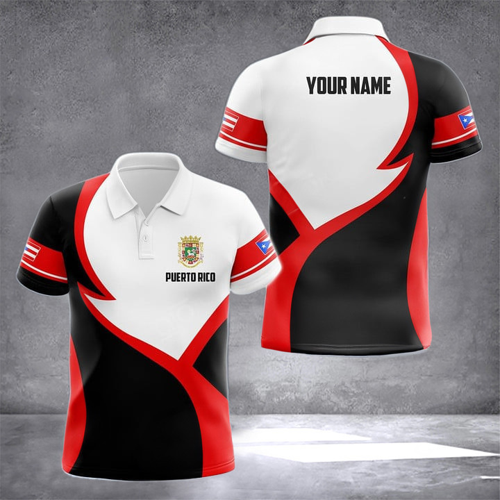 Custom Puerto Rico Proud Country Polo Shirt Puerto Rican Outfits Gifts For A Puerto Rican