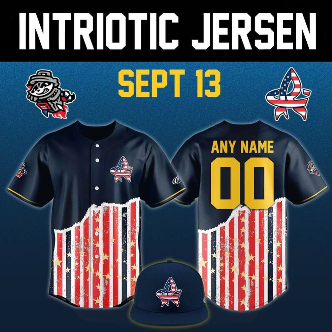 Custom Rocket City Trash Pandas x 2025 Patriotic Night Special Baseball Jersey Dad Gifts
