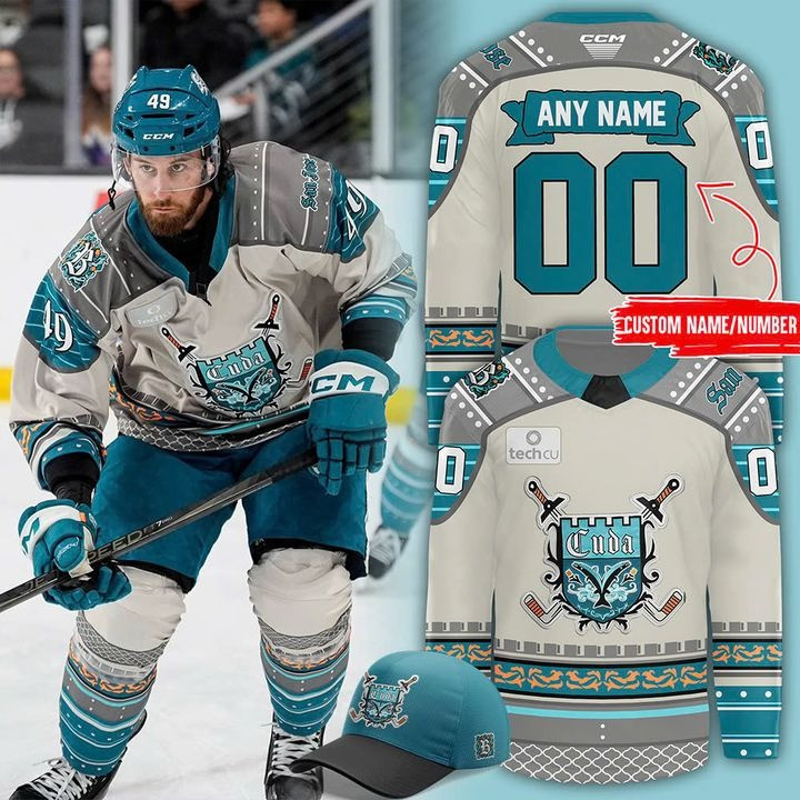 Custom San Jose Barracuda Renaissance Shirps Jersey Unique Gift For Barracuda Fans