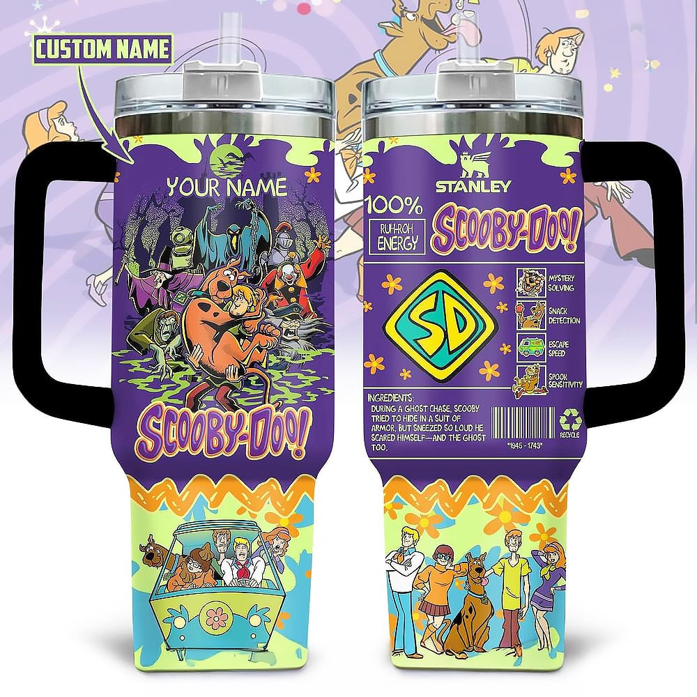 Custom Scooby-Doo Limited Edition Stanley Tumbler Cup Gifts For Dudes
