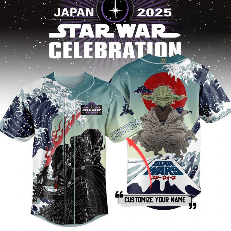 Custom Star Wars Celebration JAPAN 2025 Baseball Jersey Cool Gifts For Dad