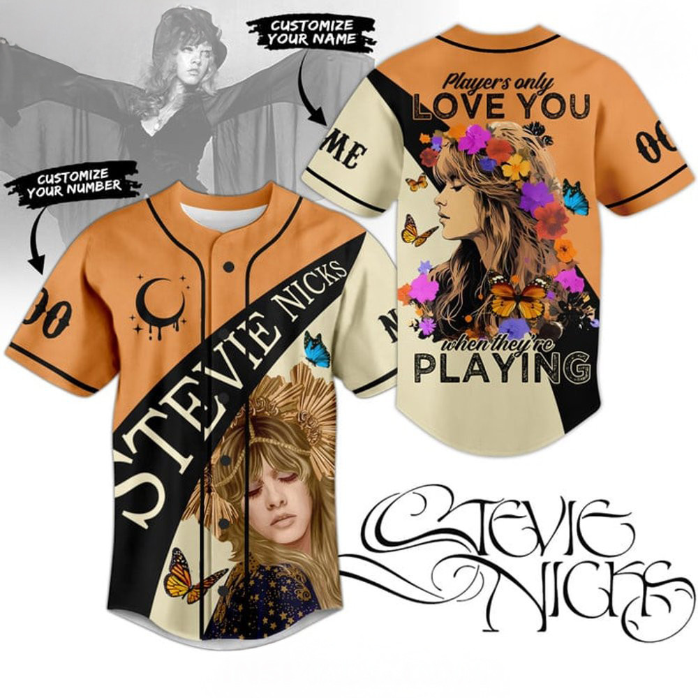 Custom Stevie Nicks Limited Edition Jersey Music Related Gifts For Guys
