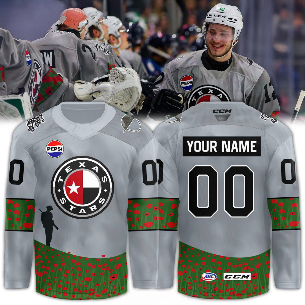 Custom Texas Stars Military Appreciation Special Hockey Jersey NHL Gifts For Fans