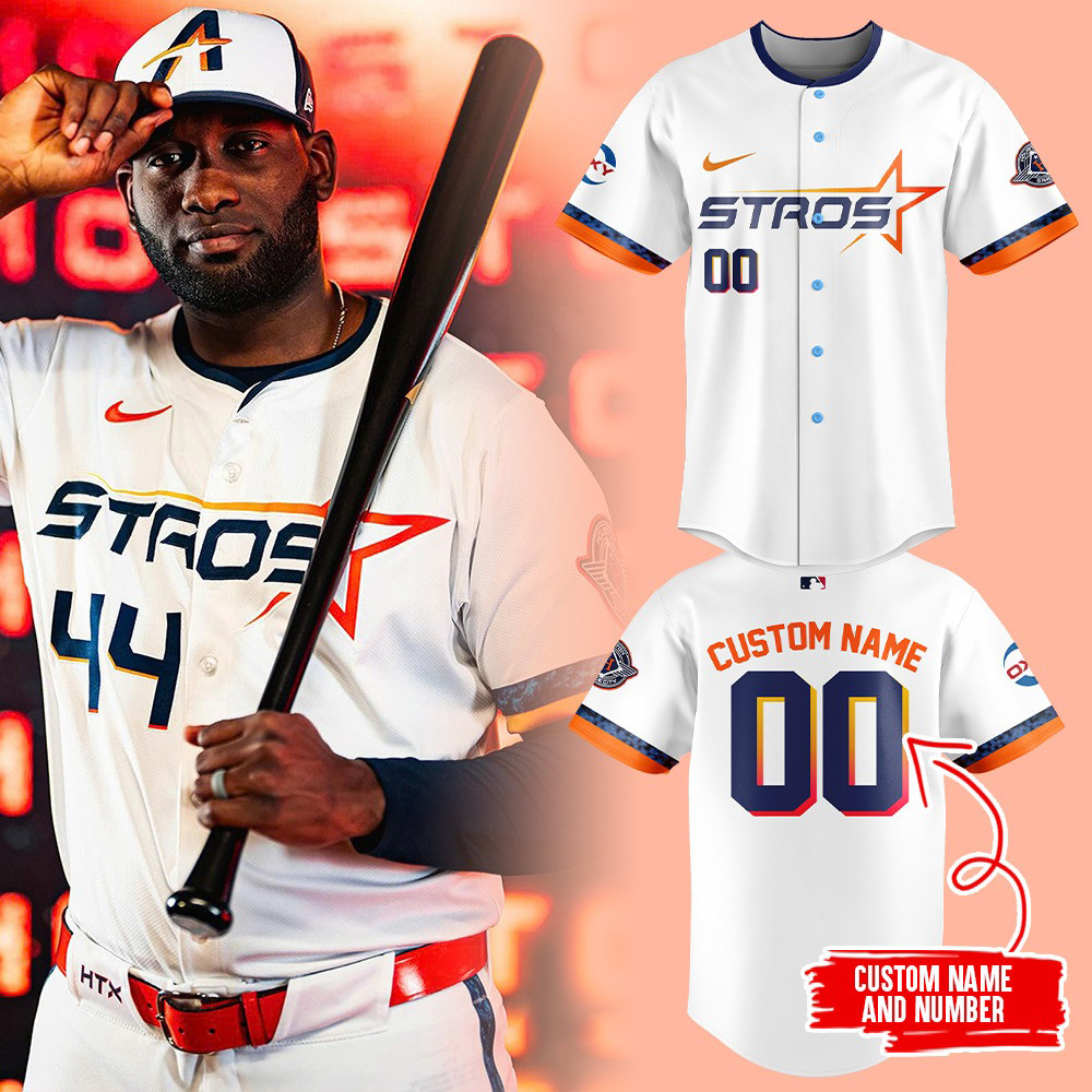 Custom The Astros New City Connect Jersey 2025 MLB Houston Astros Merch Gifts For Fans