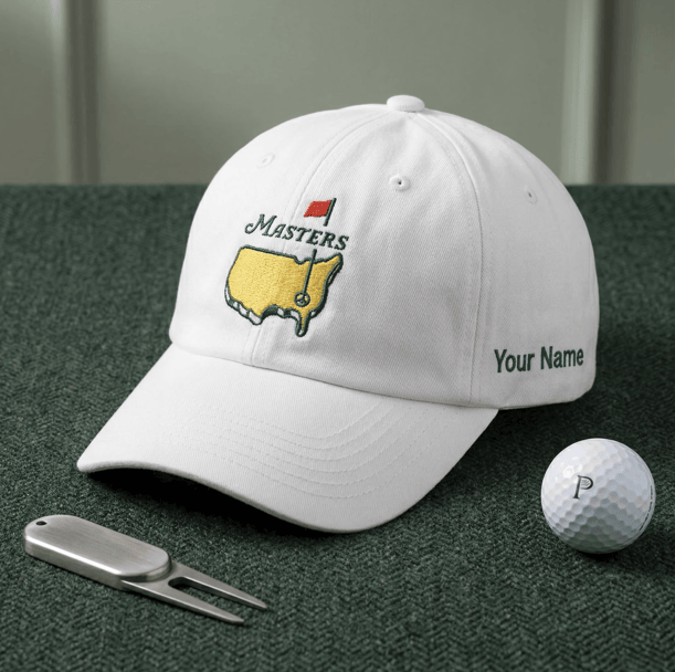 Custom The Masters Tournament Golf Embroidered Baseball Hat Golf Cap Gift For Him