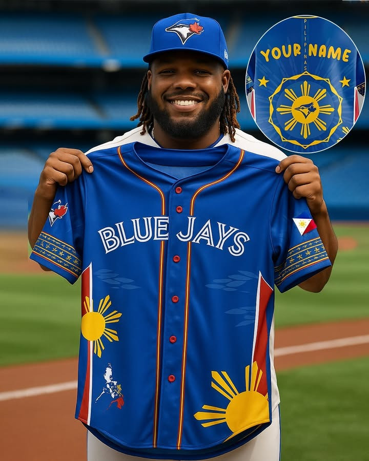 Custom Toronto Blue Jays Filipino Heritage Night Jersey Baseball Lover Gifts For Filipino