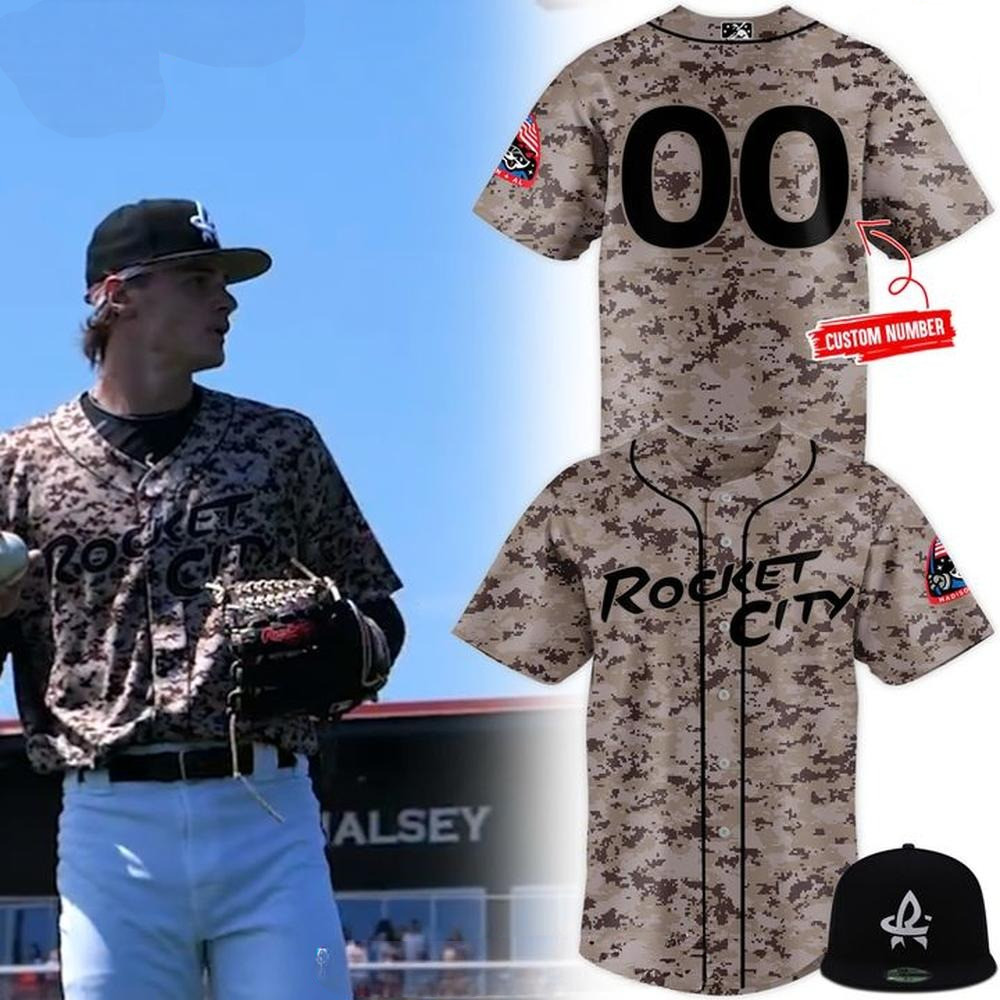 Custom Trash Pandas 2025 Armed Forces Baseball Jersey Best Gifts For Baseball Fans