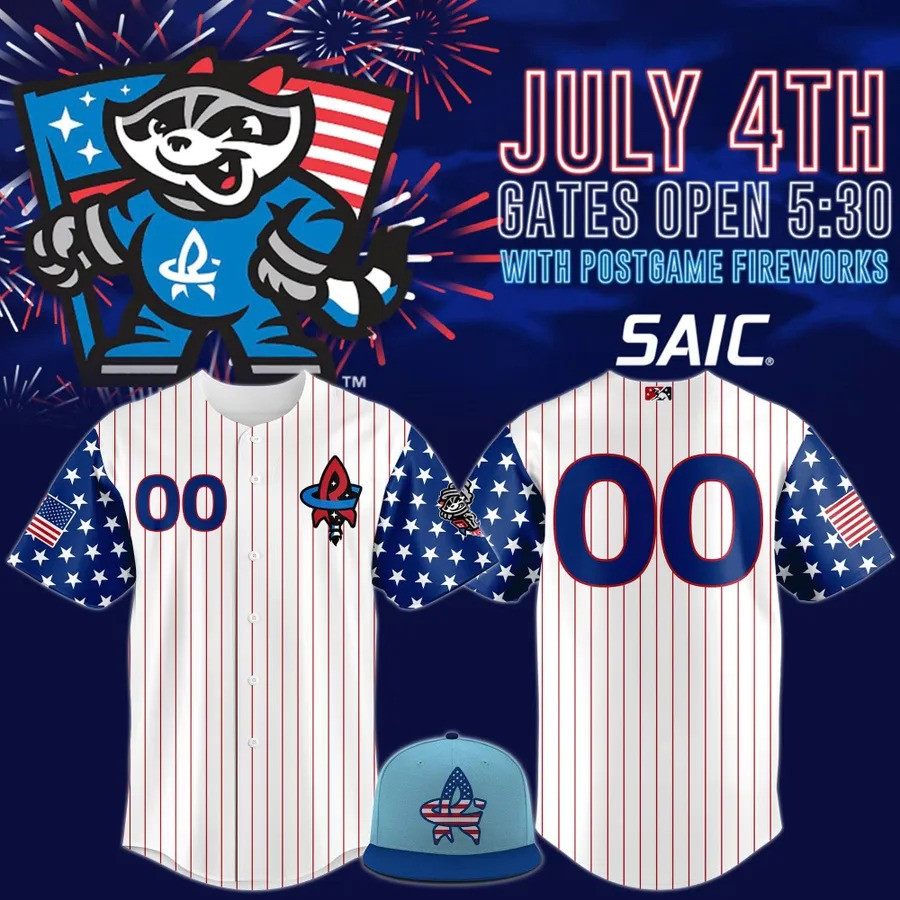 Custom Trash Pandas x 2025 Independence Day Jersey Best 4th Of July Merch Gift For Sport Lovers