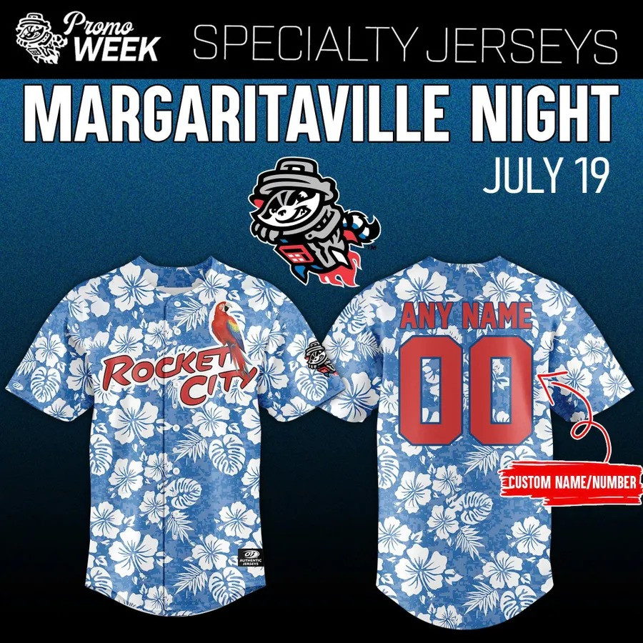 Custom Trash Pandas x 2025 Margaritaville Night Jersey Perfect Sport Merch Gift For Pandas Fans