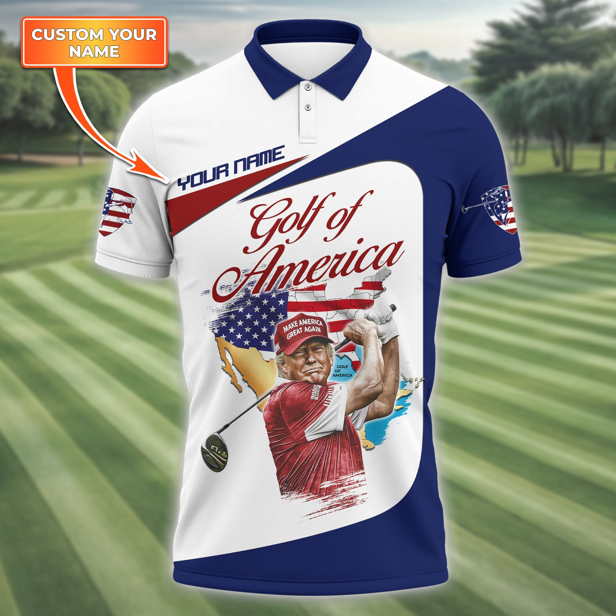 Custom Trump Golf Of America Golfing Apparel Gifts For Golfers Who Have Everything