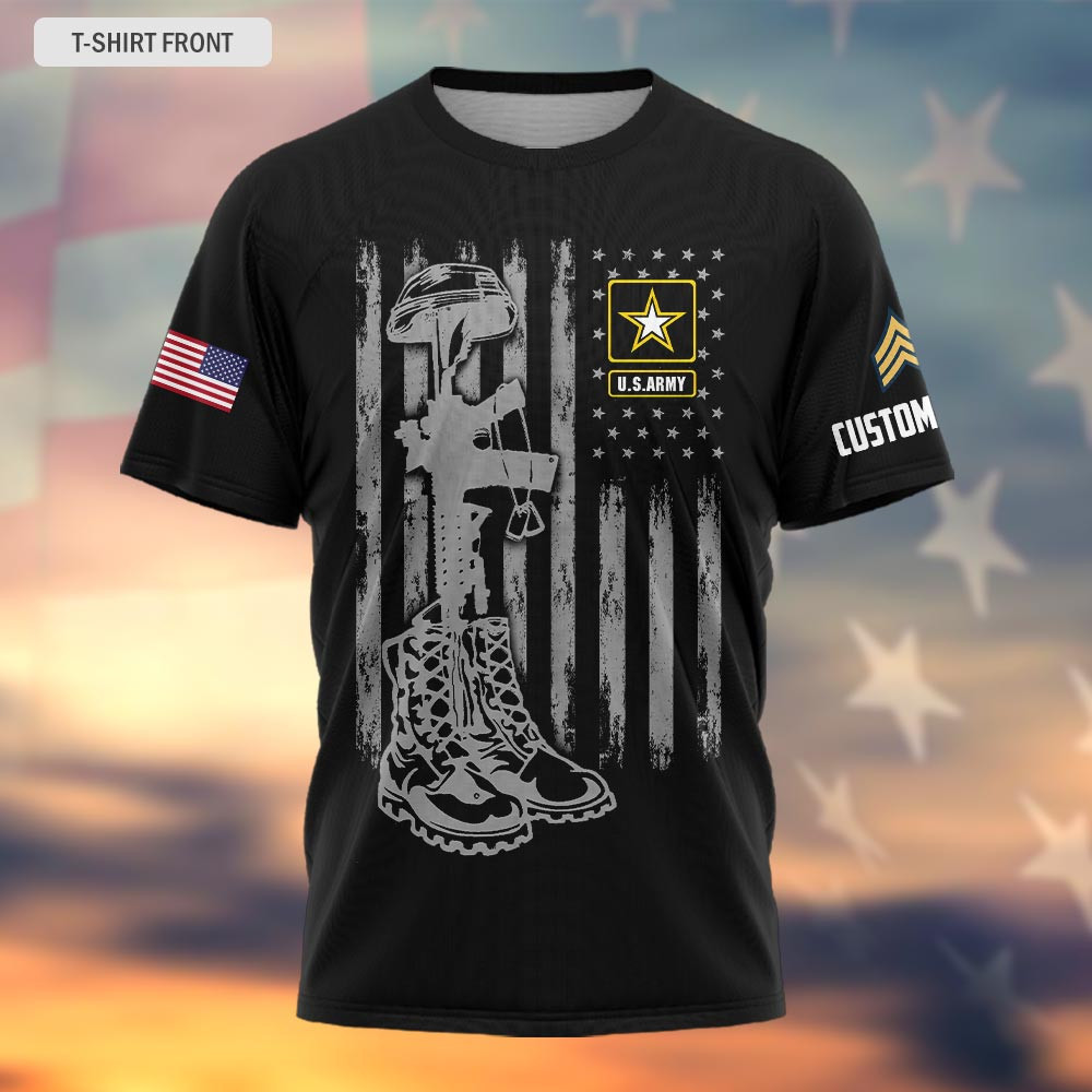 Custom US Army T-Shirt We Don't Know Them All But We Owe Them All Shirt Gifts For Veterans