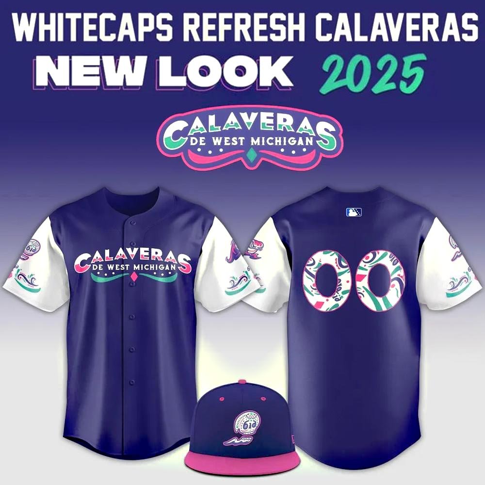 Custom West Michigan Whitecaps Calaveras Limited Edition Baseball Jersey Him Gifts