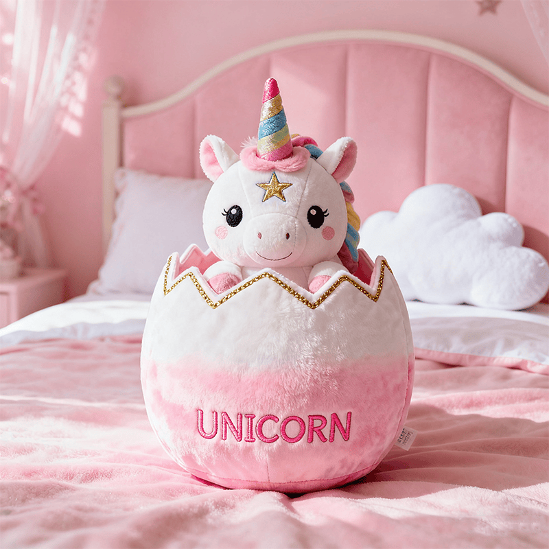 Custome Name Cute Unicorn Pillow Unicorn 3d Print Pillow Gift For Little Daughter