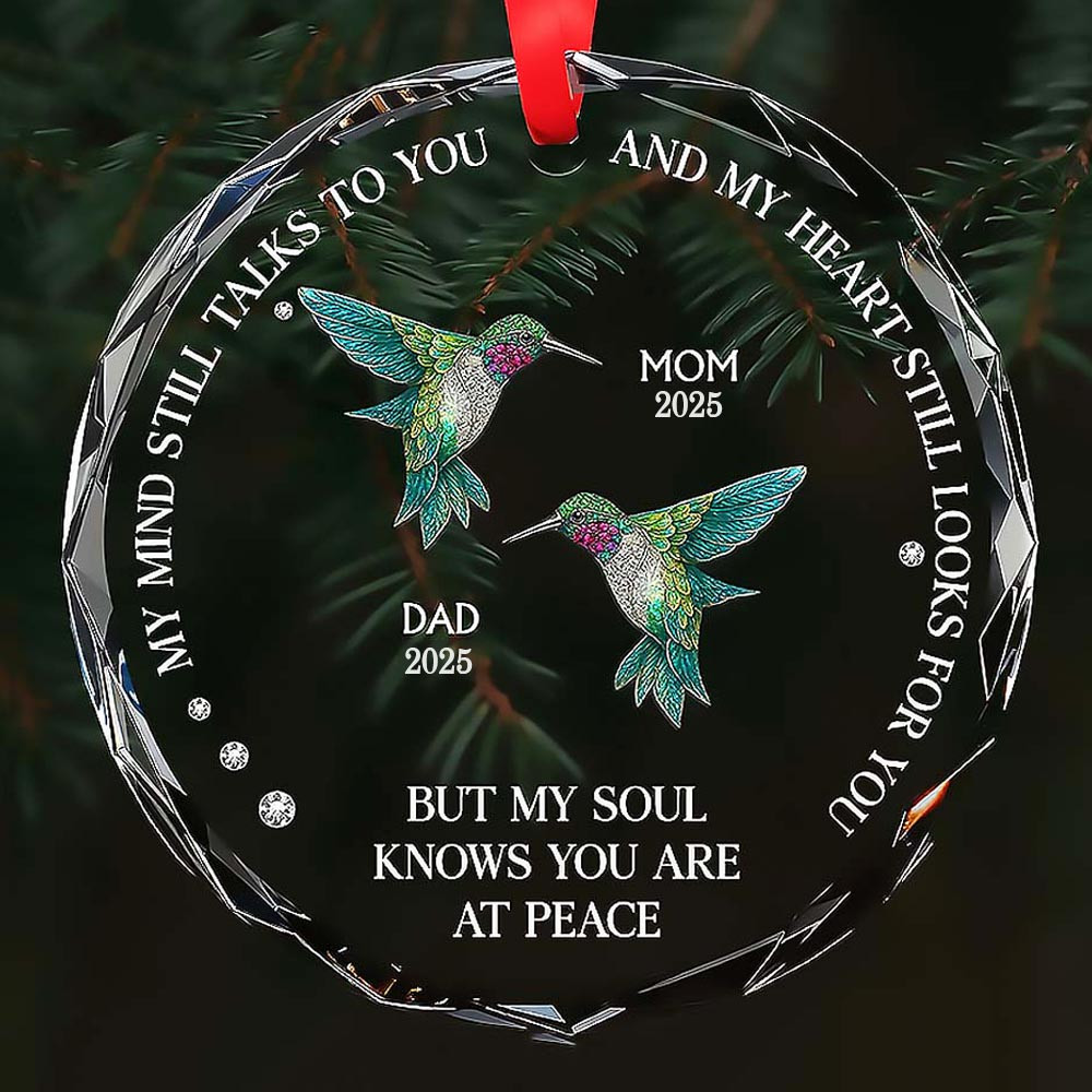 Customize My Mind Still Talks To You Ornament Gift For Family