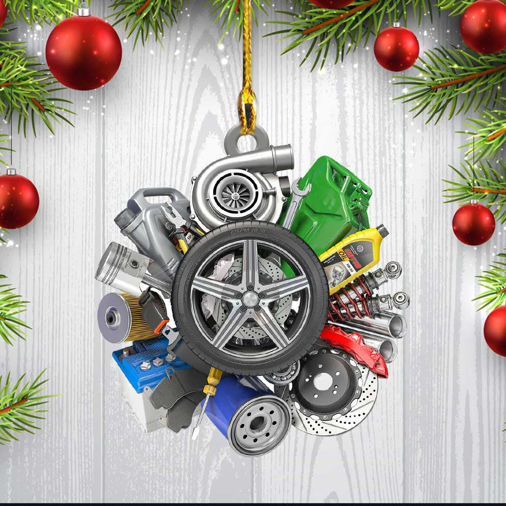 Customized auto Repair Mechanic Ornament Acrylic for Mechanic Gift for Him