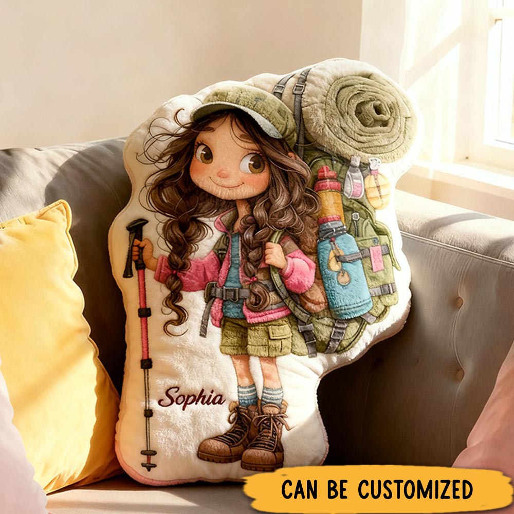 Customized Cute Lamb God Says I am Letter Pillow with Custom Name Home Decor Graphic 3D Print Pillow Religious Faith Gift for Kids Christmas Gift