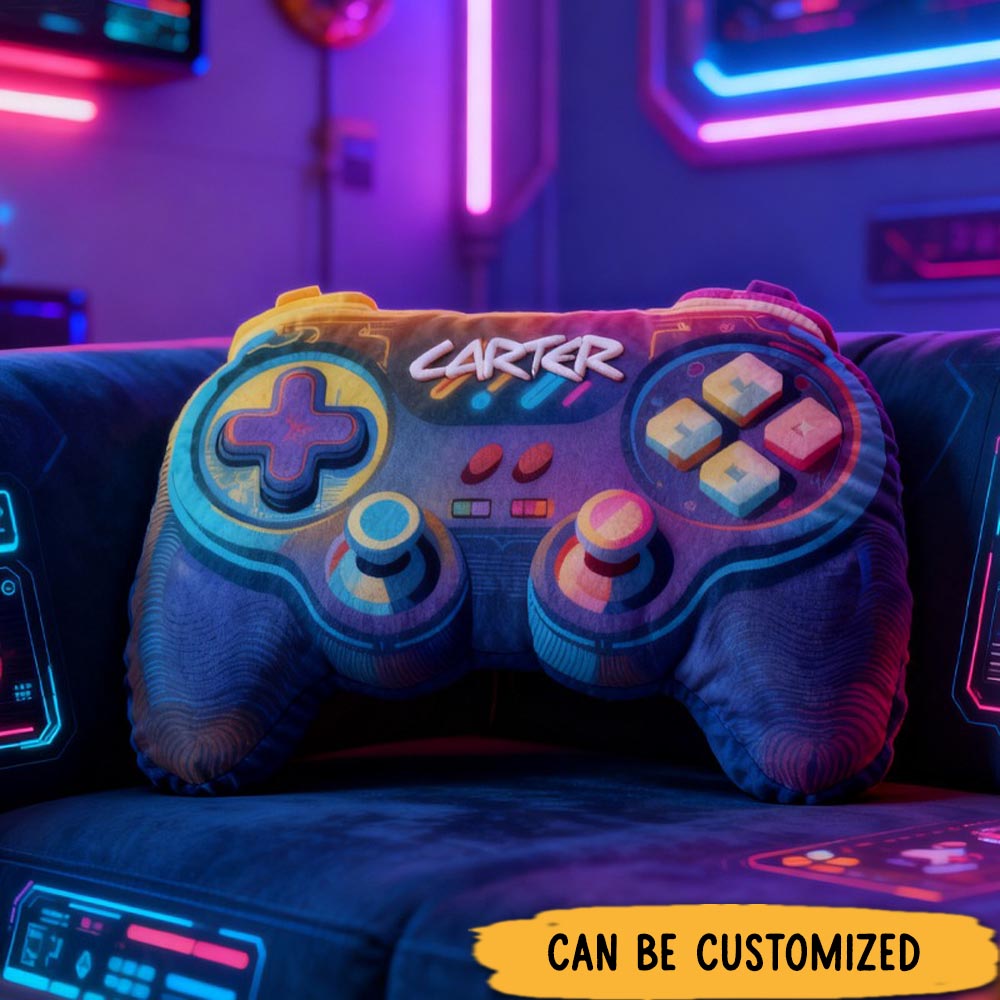 Customized Cute Trendy 67 Holiday Elf with Name Graphic 3D Print Pillow Christmas Gift for Kids