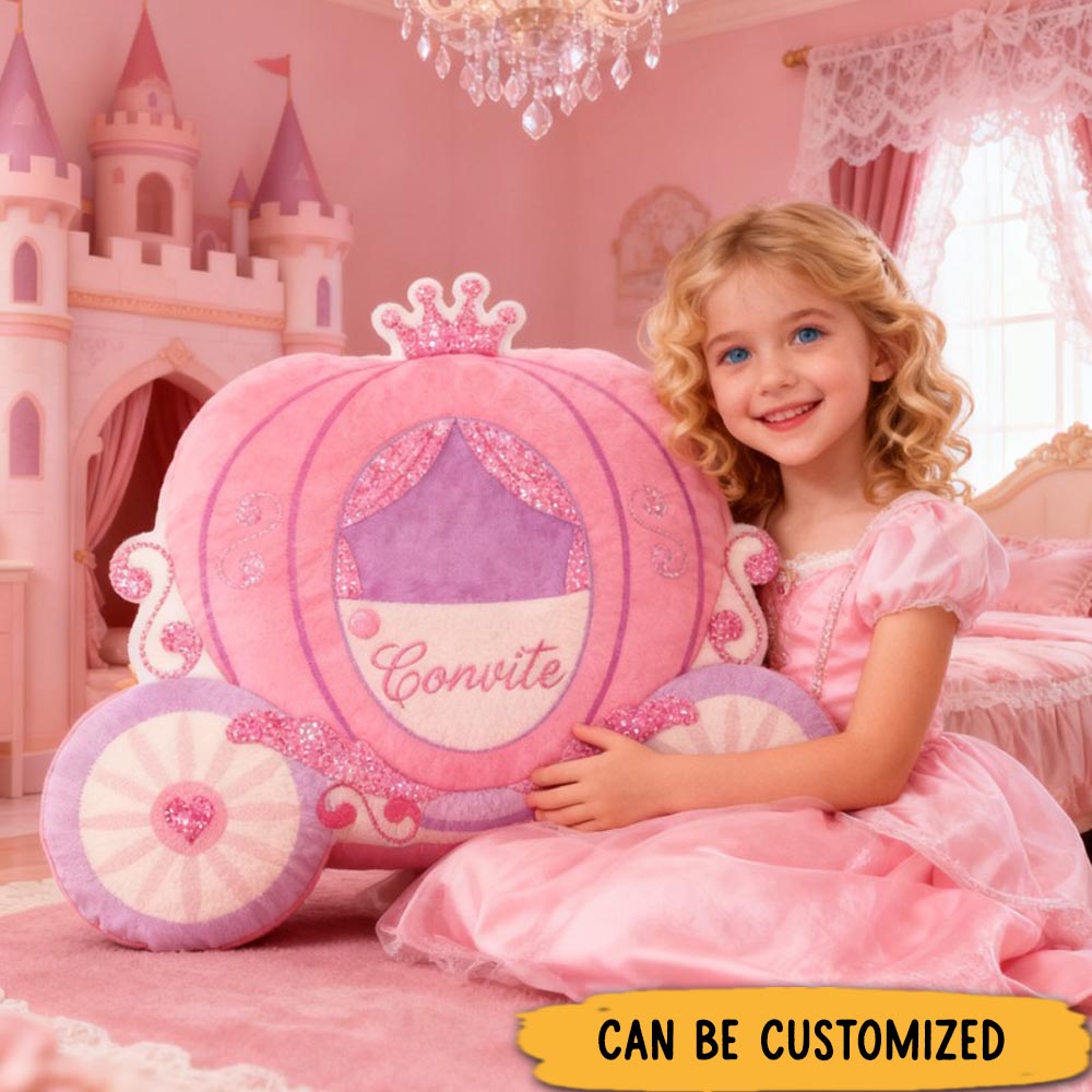 Customized Dinosaurs Driving Trucks with Name Graphic 3D Print Pillow Christmas Gift for Kids Birthday Gift