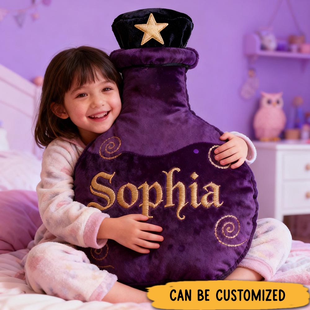 Customized Dragon and Book Throw Pillow Black Dragon Fantasy Bookish Pillow with Name for Kids Boy Girl Gift for Reading Lover Pillow