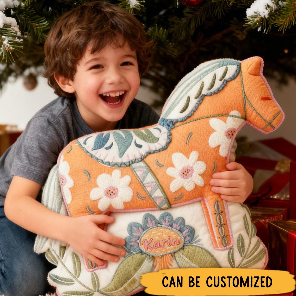 Customized Equestrian Horse Girl Graphic 3D Print Pillow for Riding Enthusiasts Horse Lovers Rider Racing Soft and Funny Home Decor