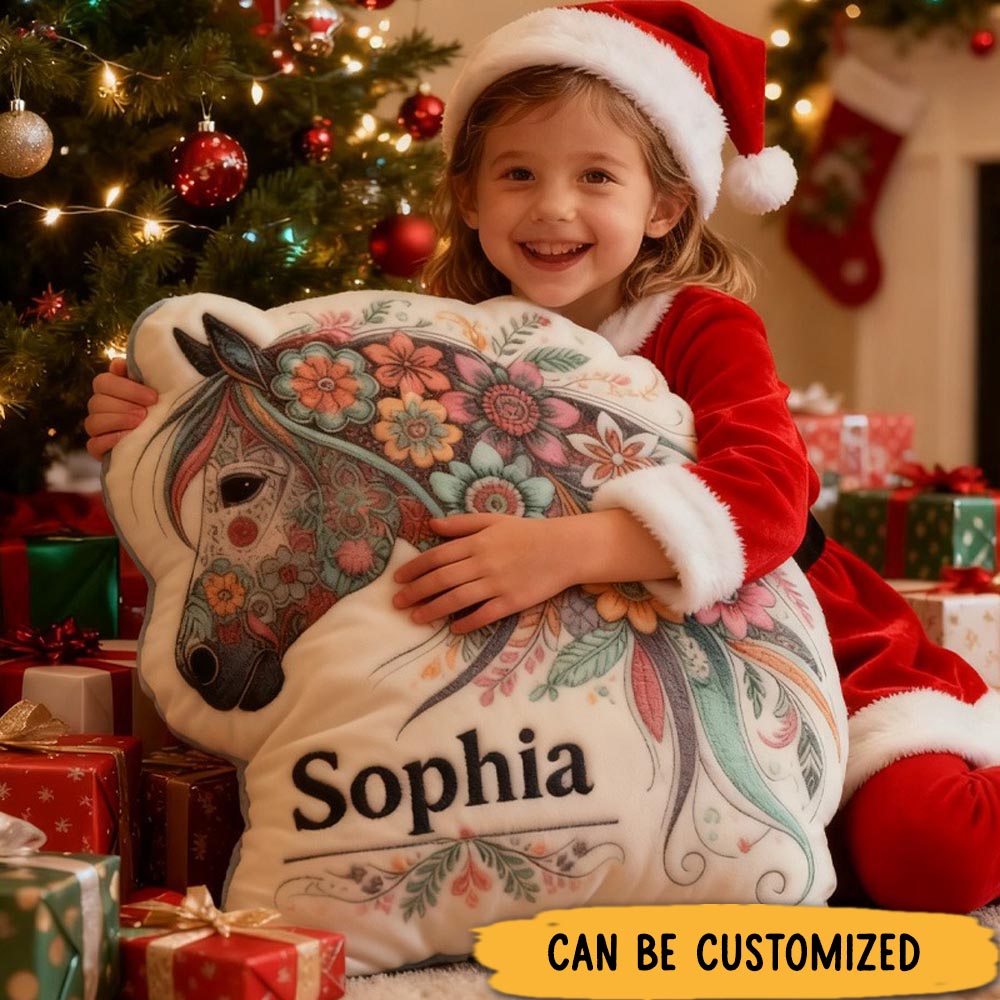 Customized Equestrian In My Horse Girl Graphic 3D Print Pillow for Riding Enthusiasts Horse Lovers Rider Racing Soft and Funny Home Decor