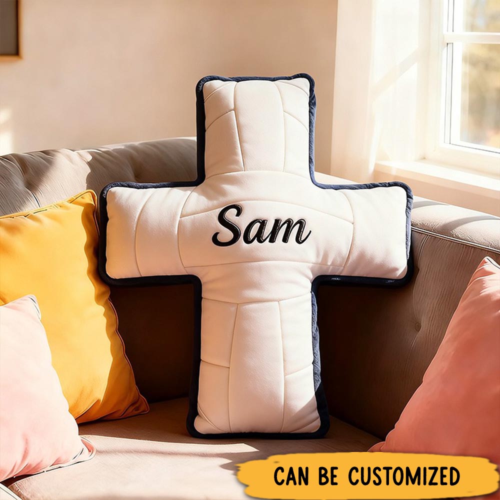 Customized Family Bear 26 Letter Graphic 3D Print Pillow Family Gift with Custom Name Design - Image 2