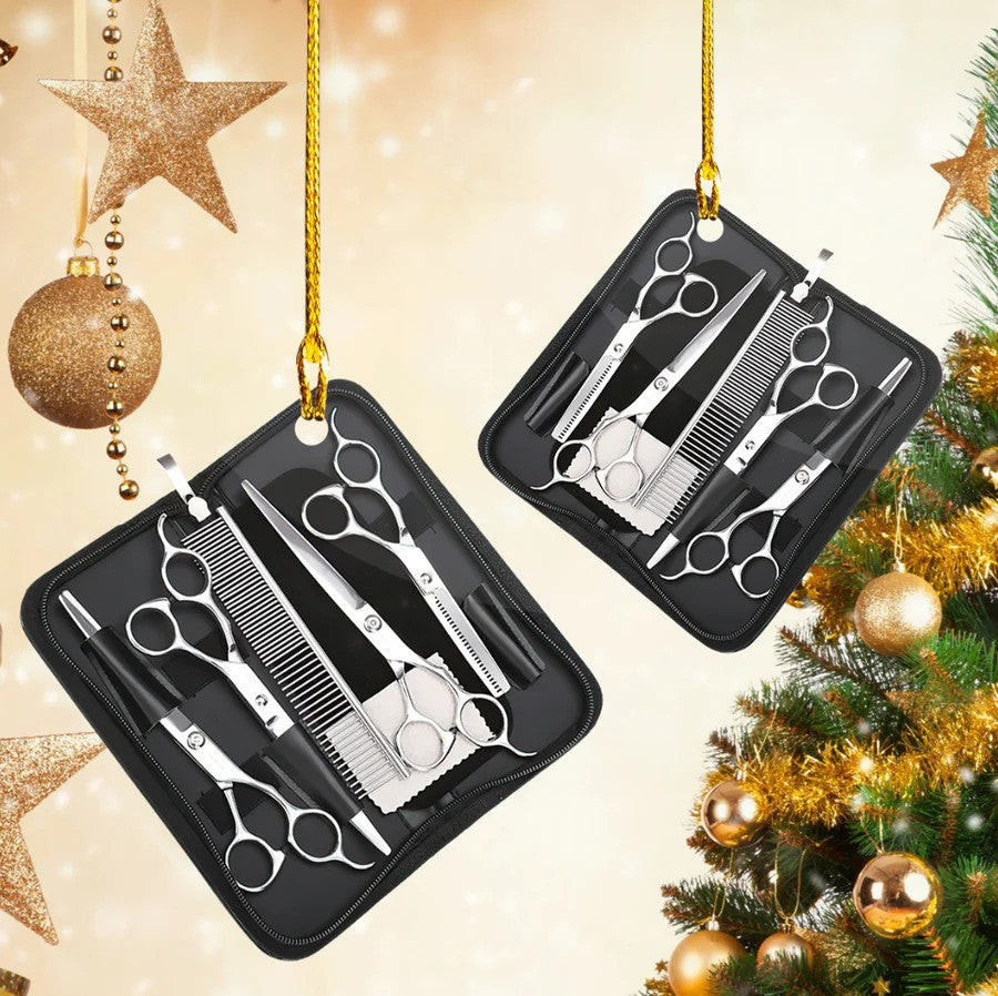 Customized Hair Stylist Acrylic Ornament for Hair Stylist Christmas Gift