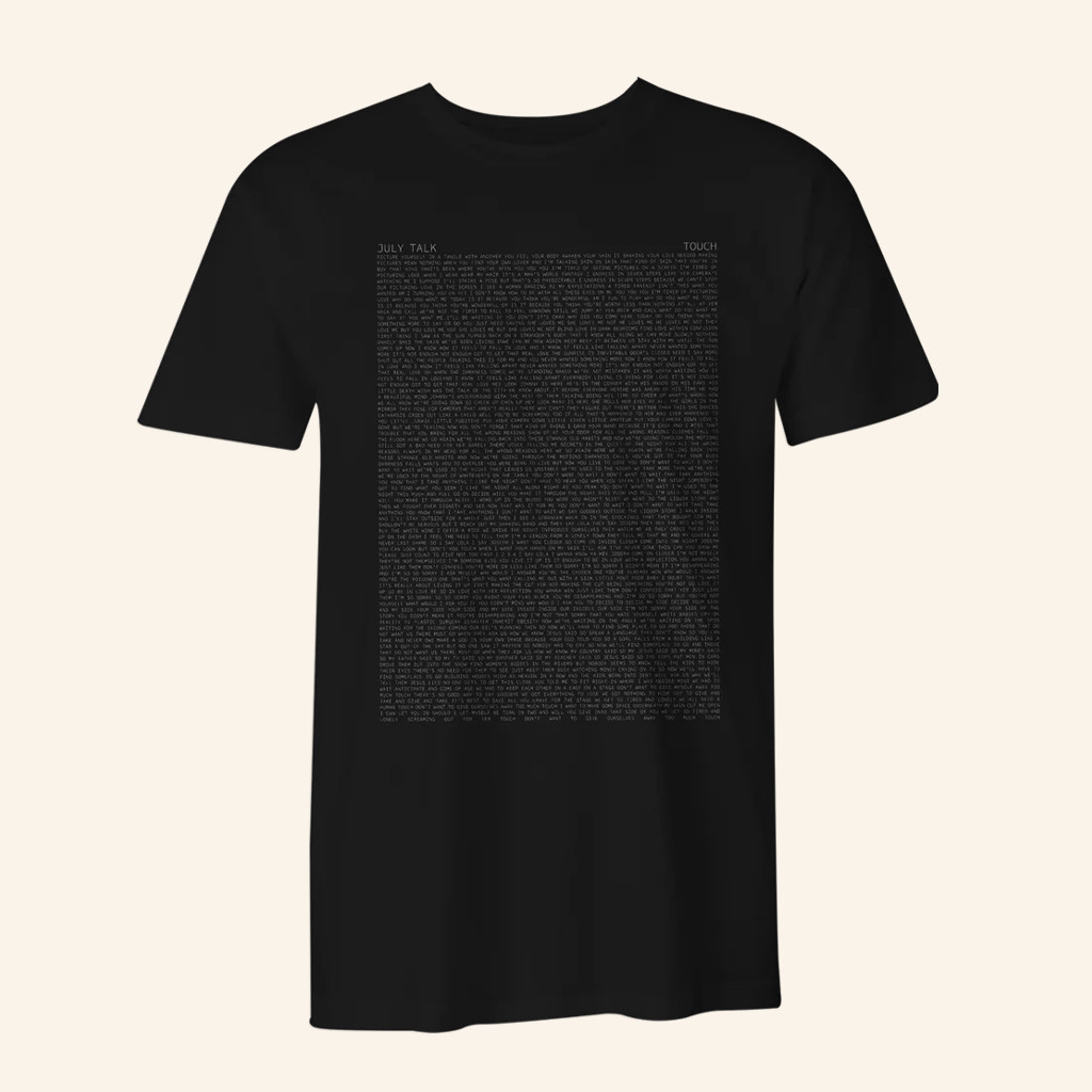 Cut Loose Merch July Talk Touch X Lyric T-Shirt Music Lover Gift Ideas For Him Cut Loose Merch July Talk Touch X Lyric T-Shirt Music Lover Gift Ideas For Him