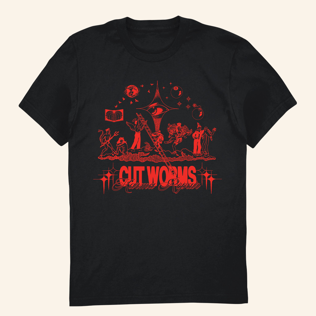 Cut Worms Merch Karma T-Shirt Gifts For Music Enthusiasts Cut Worms Merch Karma T-Shirt Gifts For Music Enthusiasts