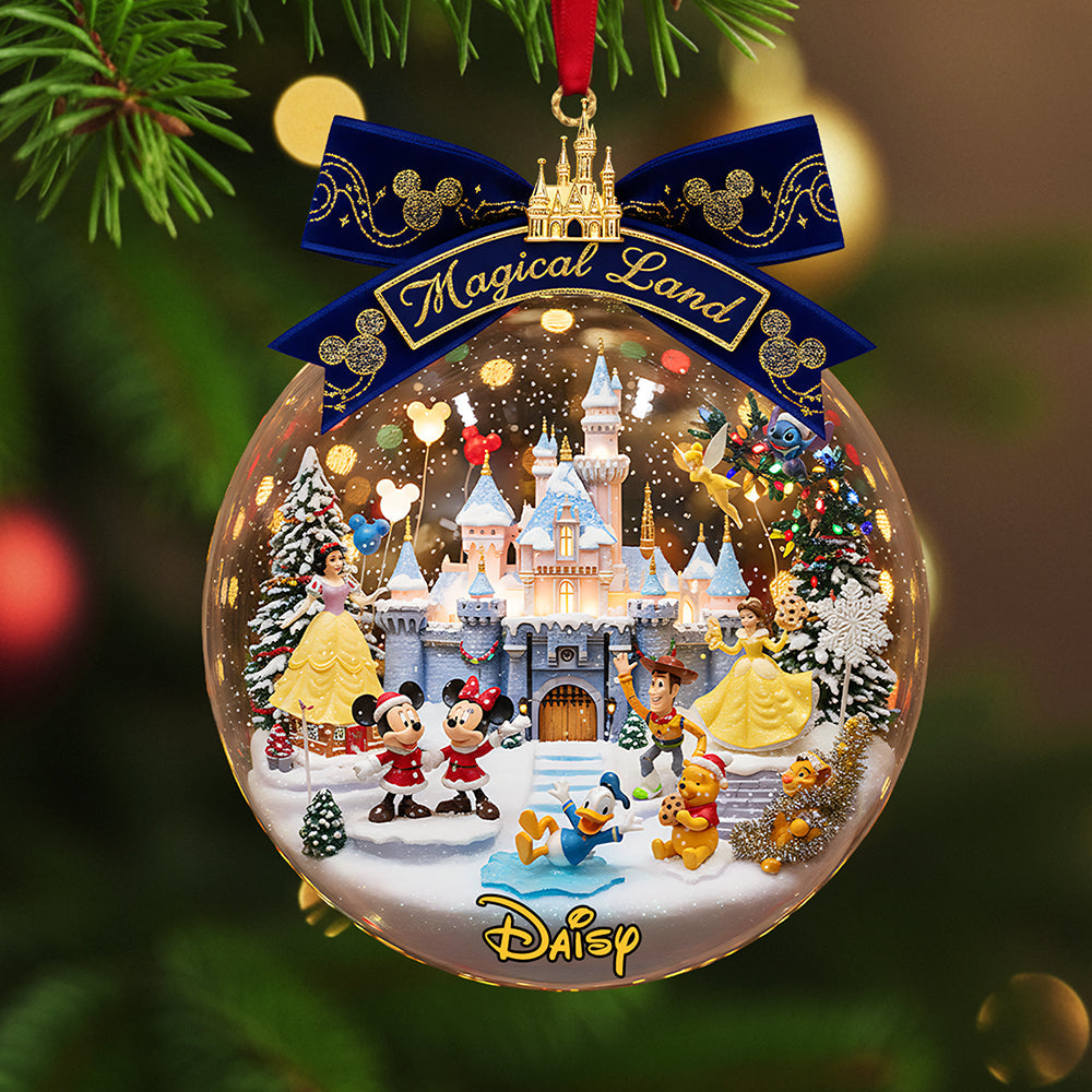 Cute Acrylic Ornament, Personalized Gifts For Christmas - Xmas Ornament Gift