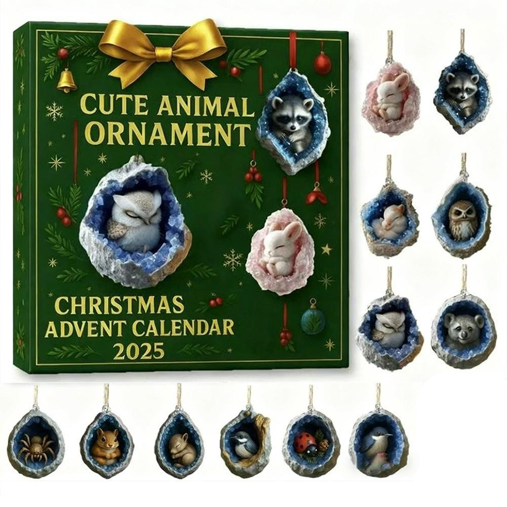 Cute Animal Advent Calendar Christmas Countdown Calendar Xmas Advent Calendar Pet Lover Gifts
